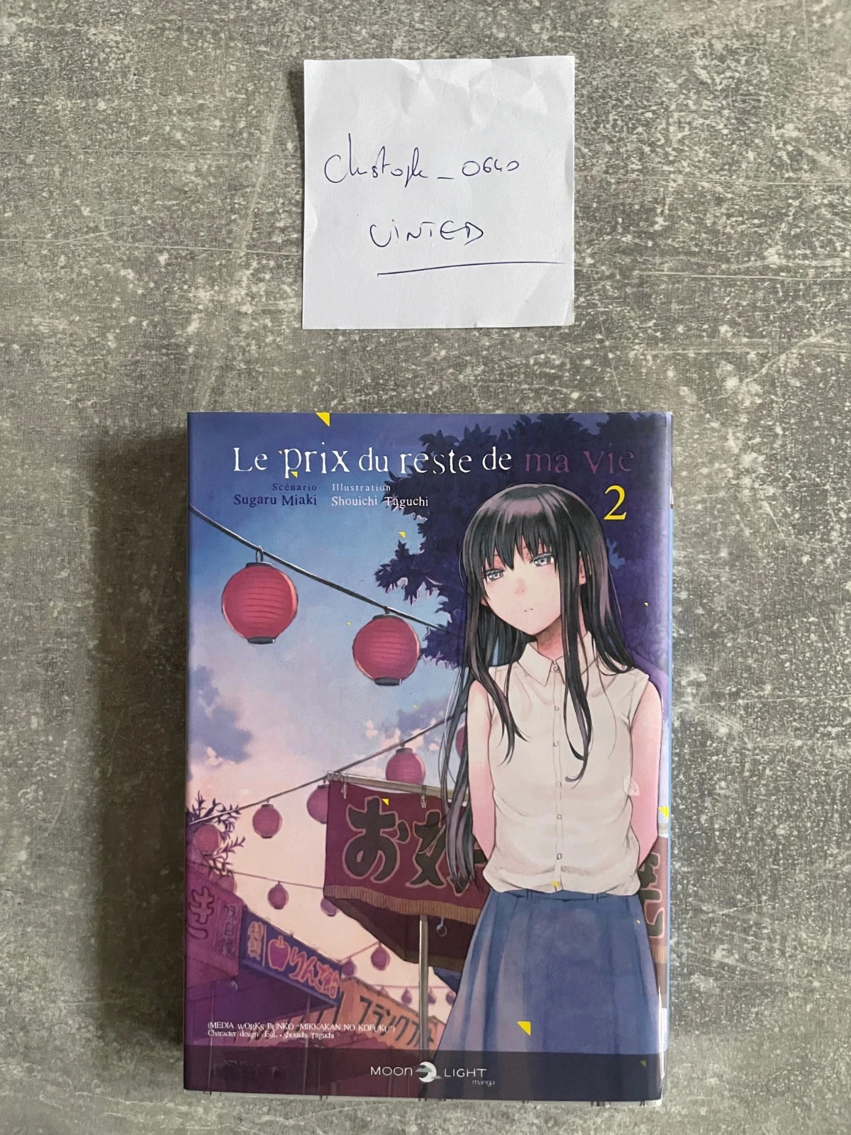 Manga Le prix du reste de ma vie Tome 2 en version française.